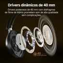 QCY H3 PRO ANC Bluetooth Headphones Adaptive ANC Headset 50dB Active Noise Cancelling LDAC Hi-Res Wireless Earphone 55H Playtime