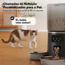 Alimentador temporizado para cães e gatos com APP inteligente