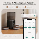 Alimentador temporizado para cães e gatos com APP inteligente